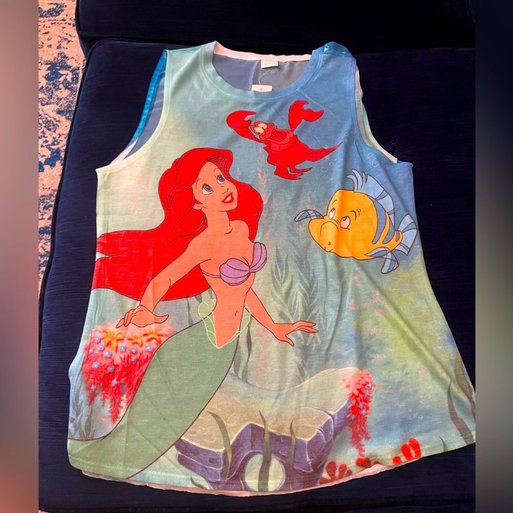 Disney Little Mermaid tank top M